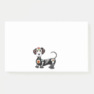 Bloco De Notas Dachshund Crânio de Açúcar
