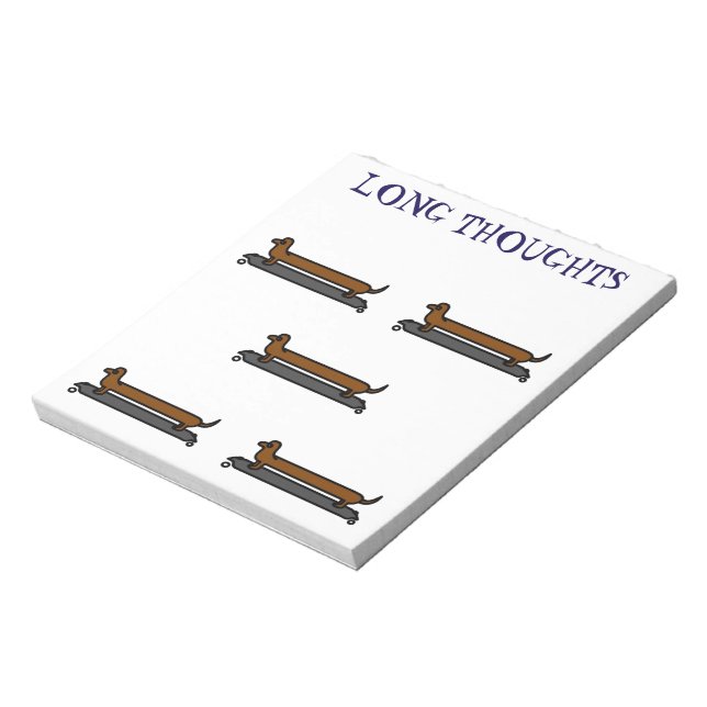 Bloco de notas Dachshund Dachshund (Invertido)