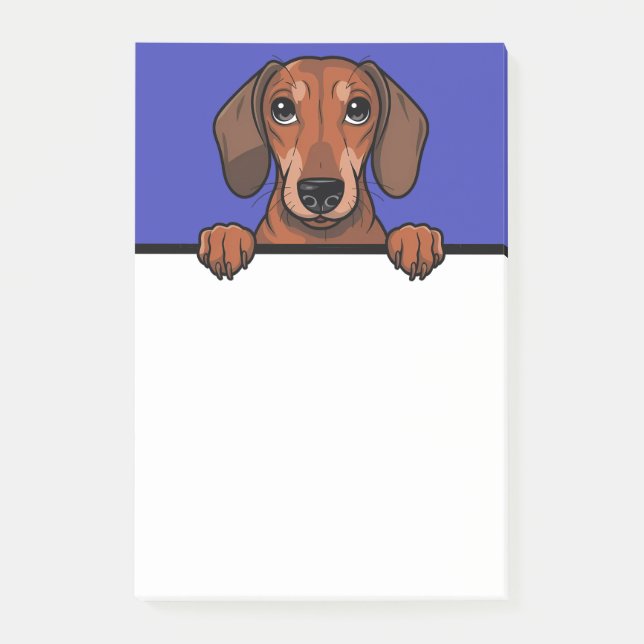 Bloco De Notas Dachshund Gifts De Sobrinho Engraçado E Engraçado (Frente)