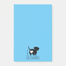 Bloco De Notas Dachshund Love