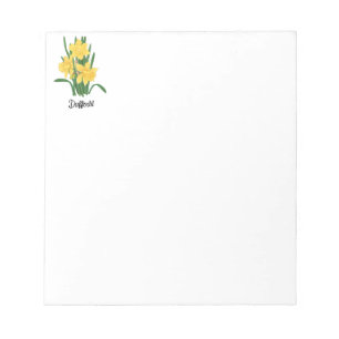 Bloco De Notas Daffodil Flower