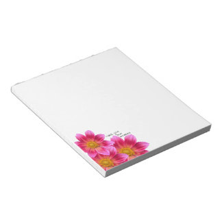Bloco De Notas Dahlia Notepad