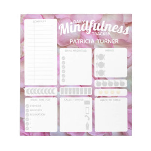 Bloco De Notas Daily Mindancy Tracker Dry Erase Board No