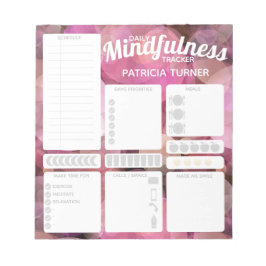Bloco De Notas Daily Mindancy Tracker Dry Erase Board No