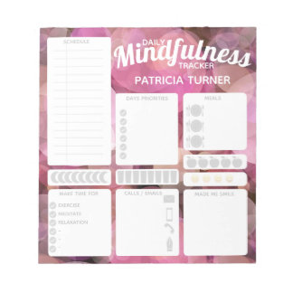Bloco De Notas Daily Mindancy Tracker Dry Erase Board No