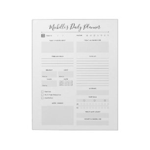 Bloco De Notas Daily Planner Personalized To-do List