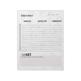 Bloco De Notas Daily To-Do List – Customizable Tear-Off Notepad