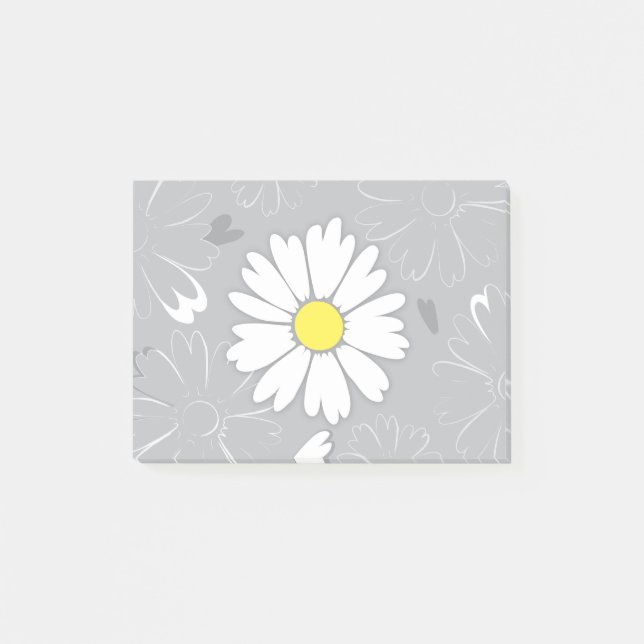 Bloco De Notas Daisy Flower de Eilin (Frente)