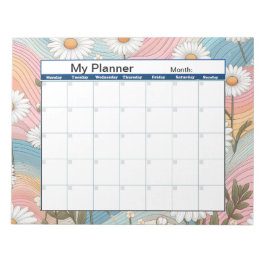 Bloco De Notas Daisy Monthly Planner