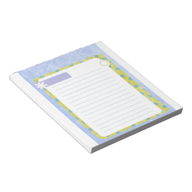 Bloco De Notas Daisy Notepad (Inclinado)