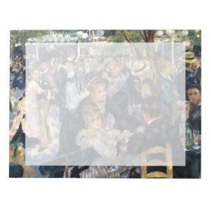 Bloco De Notas Dança de Le Moulin de la Galette por Renoir
