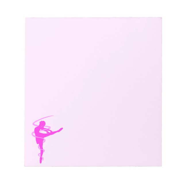 Bloco De Notas Dançarina de Ballerina com efeito de brilho (Frente)