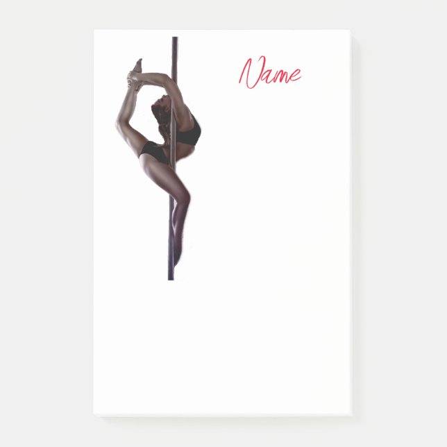 Bloco De Notas Dançarina fêmea Thunder_Cove (Frente)