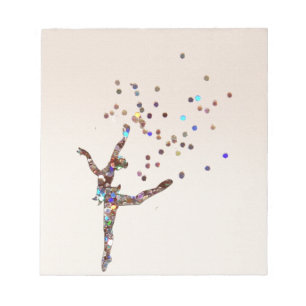 Bloco De Notas Dançarino Glittery