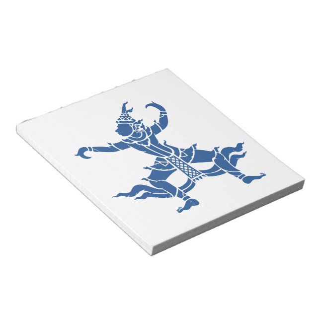 Bloco De Notas Dançarino Tailandês ⚠ Sinal ⚠ Tailândia (Inclinado)