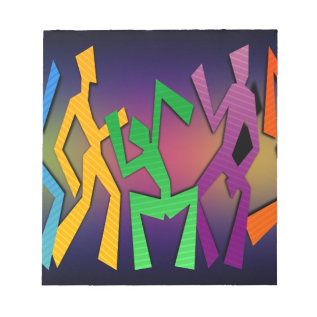 Bloco De Notas Dance Party (Frente)