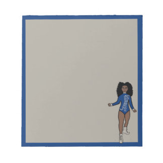 Bloco De Notas Dancer Notepad Blue / Silver Tiger