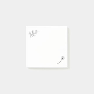 Bloco De Notas Dandelion soprando no vento