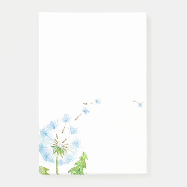 Bloco De Notas Dandelion Wish (Frente)