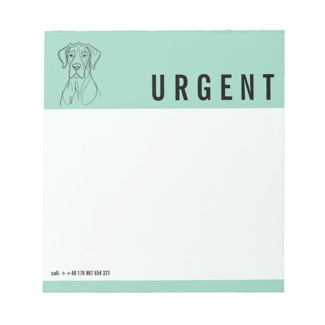 Bloco De Notas Dane Grande (Frente)