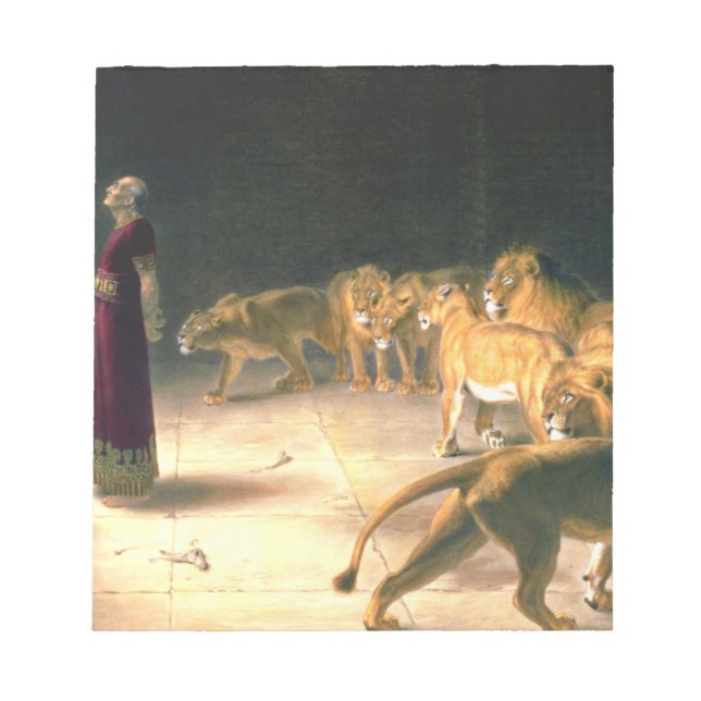 Bloco De Notas Daniel Answer To King In Lions Den Briton Riviere (Frente)
