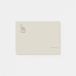 Bloco De Notas Dark Academia Ink Pot – Minimalist Vintage Library