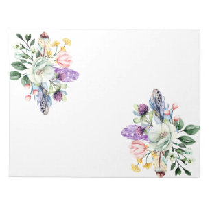 Bloco de notas de 11" x 8,5" - 40 páginas