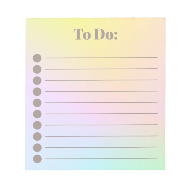 Bloco de notas de 5,5" x 6" - 40 páginas (Frente)