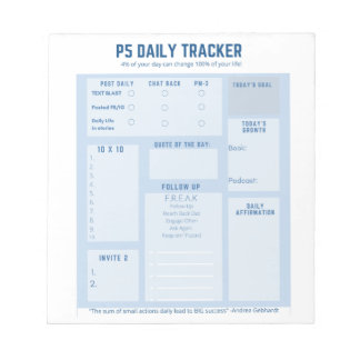 Bloco de notas de 5,5" x 6" - 40 páginas