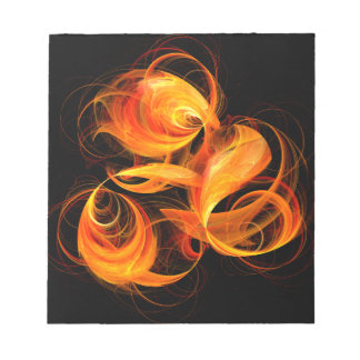 Bloco de notas de Abstrato Art Fireball