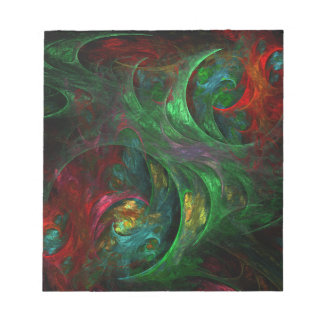 Bloco de notas de Abstrato verde do Gênesis