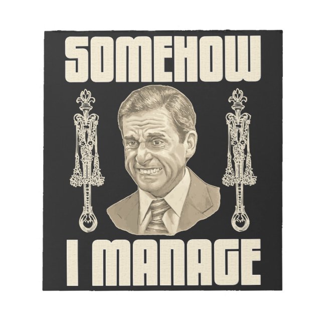 Bloco De Notas De alguma forma eu gerencio (Frente)