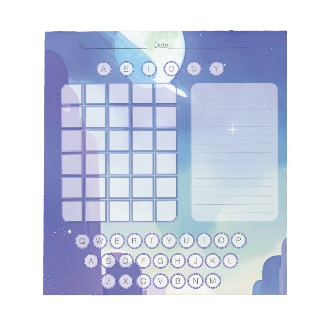 Bloco de Notas de Arranque de Trabalho - Violeta d (Frente)