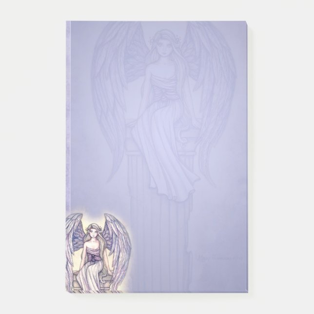 Bloco de Notas de Arte de Anjo Encantador (Frente)