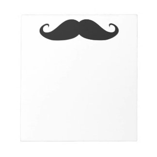 Bloco de notas de bigode!