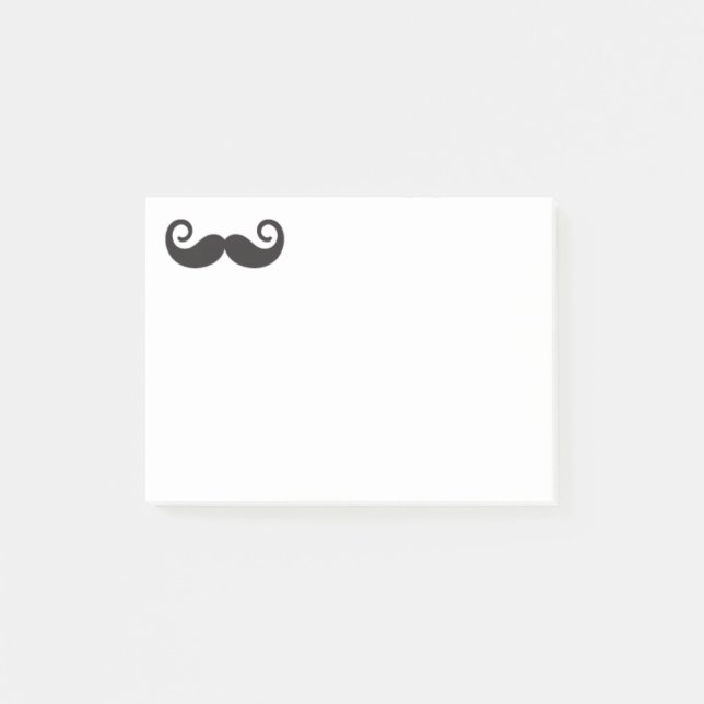 Bloco de notas de bigode (Frente)