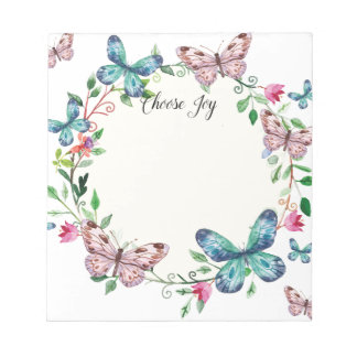 Bloco de Notas de Borboleta