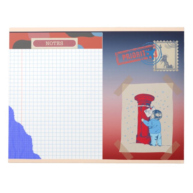 Bloco de Notas de Caixa de Correio (Frente)