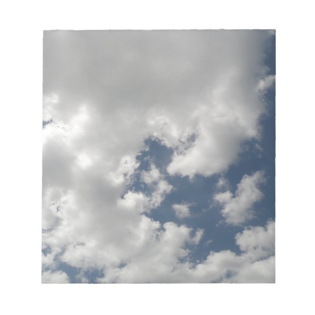 Bloco de notas de céu nublado (Frente)