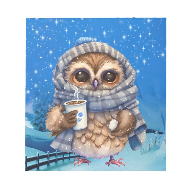 Bloco de notas de Chocolade quente (Frente)