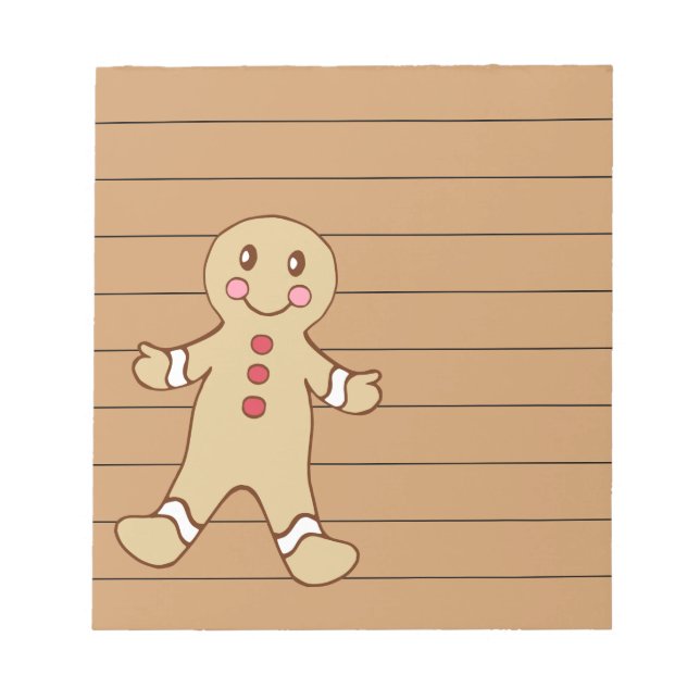 Bloco de Notas de Chocolate e Pão de Mel (Frente)