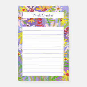 Bloco de notas de cor d'água PERSONALIZADO do Buq