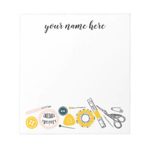 Bloco de Notas de Costura Personalizado