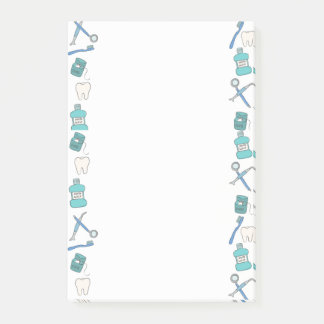 Bloco de notas de design dentário