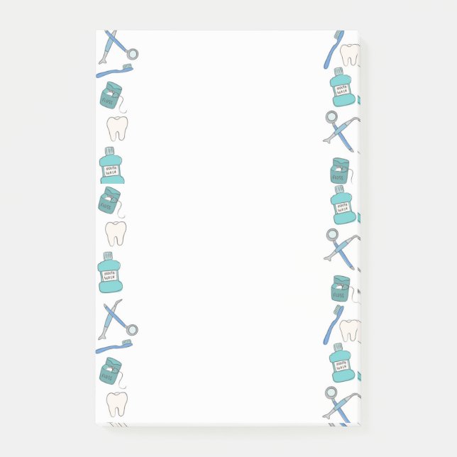 Bloco de notas de design dentário (Frente)