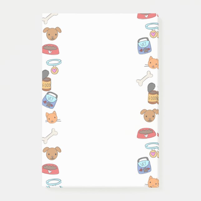 Bloco de notas de design do Office Vet (Frente)