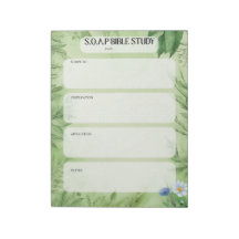 Bloco de Notas de Estudo Bíblico SOAP