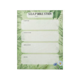 Bloco de Notas de Estudo Bíblico SOAP