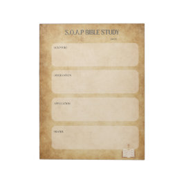 Bloco de Notas de Estudo Bíblico SOAP