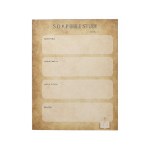 Bloco de Notas de Estudo Bíblico SOAP